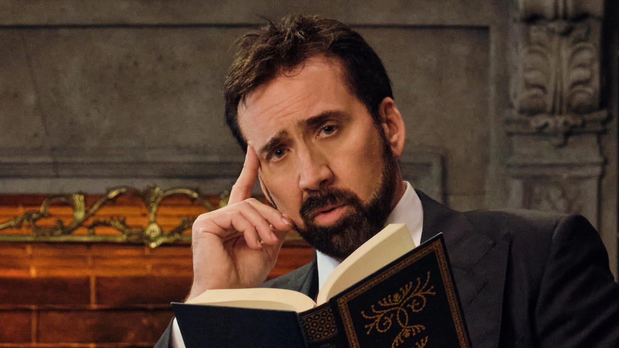  Nicolas Cage hosting History of Swear Words. 