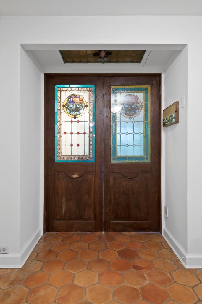 The home also boasts original stained glass. Michael Finkelstein