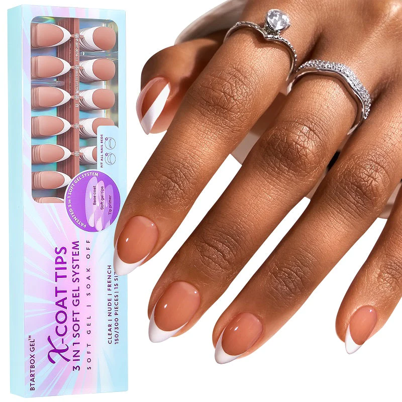 BTArtbox XCOATTIPS® Toe Press-On Nails Have Gel Pedi Strength