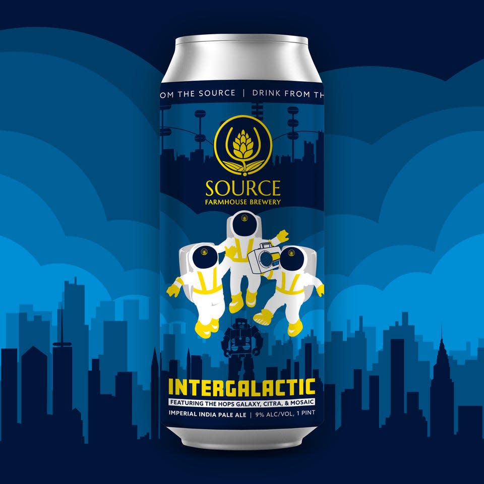 Intergalactic, the Beastie Boys-inspired India Pale Ale from Source Farmhouse Brewery in Colts Neck, launched the brewery's Artist Tribute Series in May 2020.