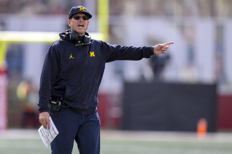 What Michigan coach Jim Harbaugh said about Ohio State before the game