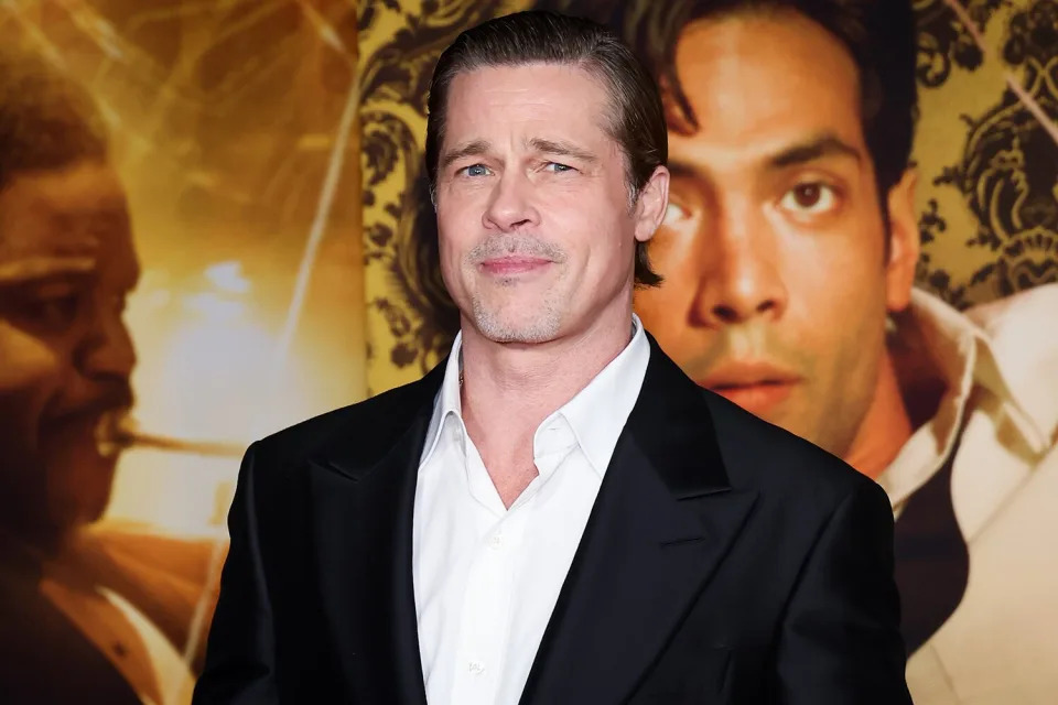 Brad Pitt attends the premiere screening of &#39;Babylon&#39; astatine  the Academy Museum of Motion Pictures