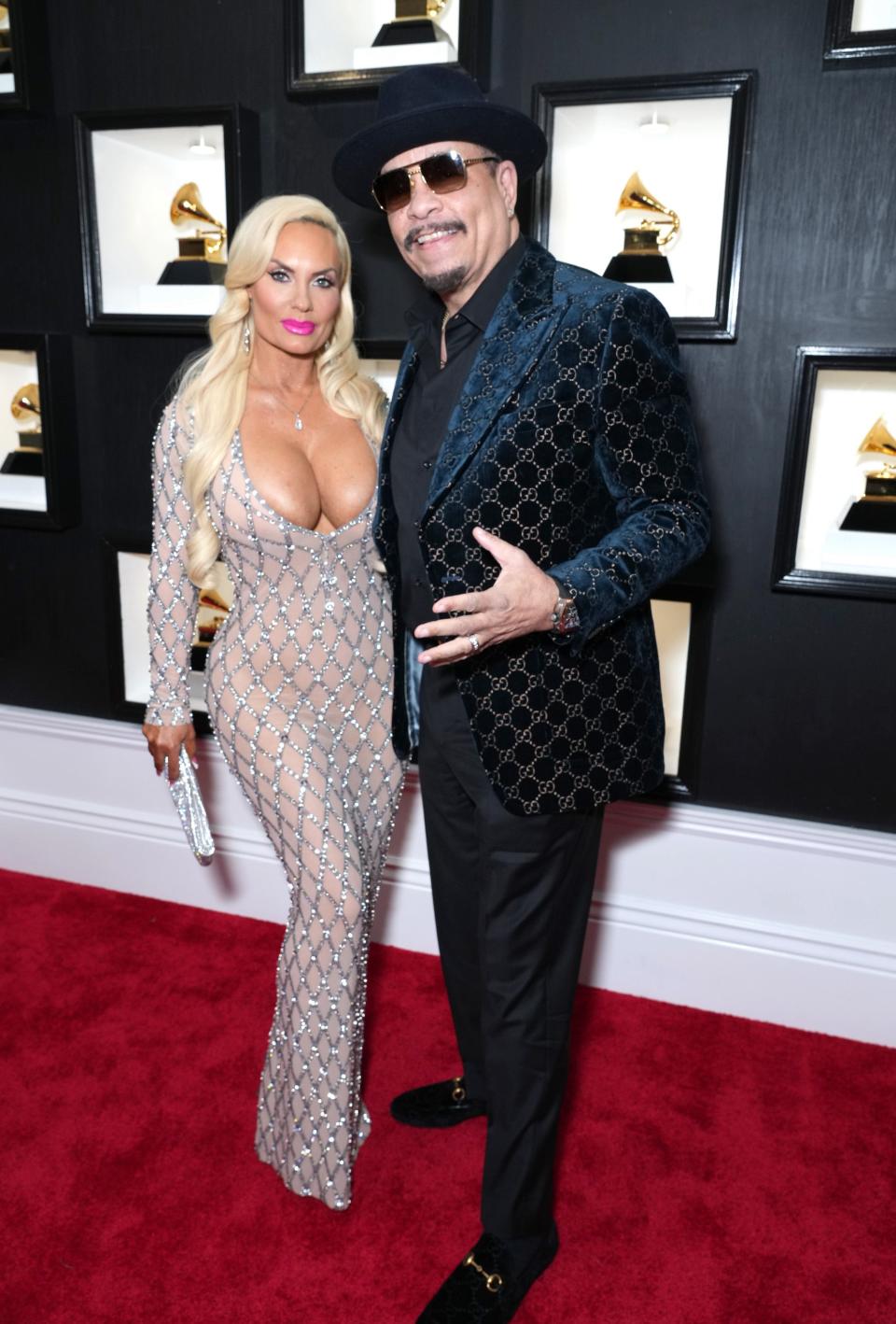 Coco Austin and Ice-T attend the 2023 Grammy Awards.