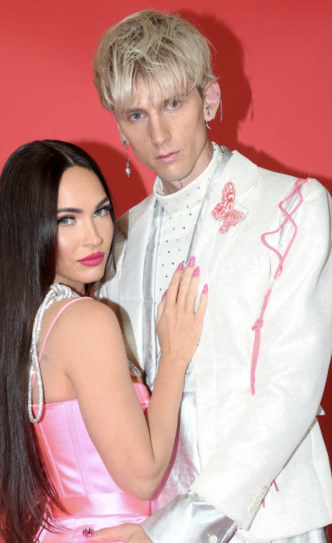 Machine Gun Kelly and Megan Fox at the 2021 iHeart Radio Awards