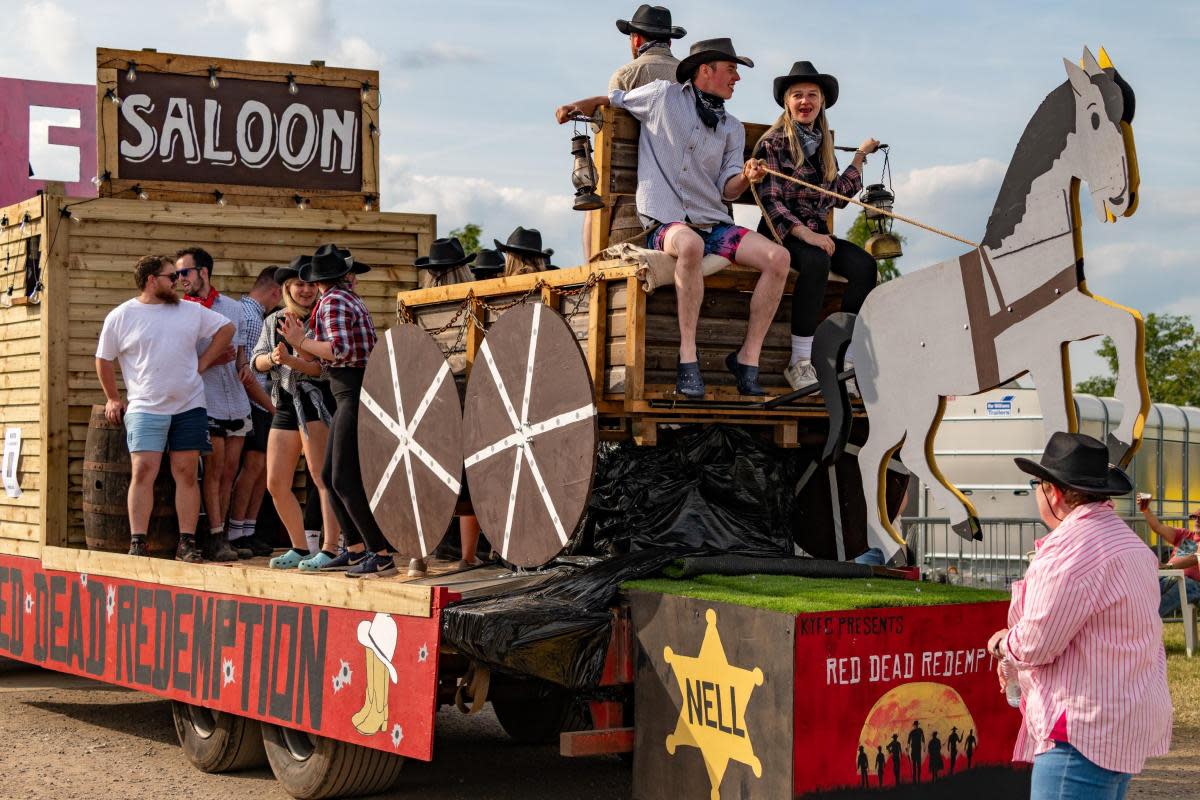 Knutsford YFC's 'Red Dead Redemption' float won them second place <i>(Image: Chris Billington)</i>