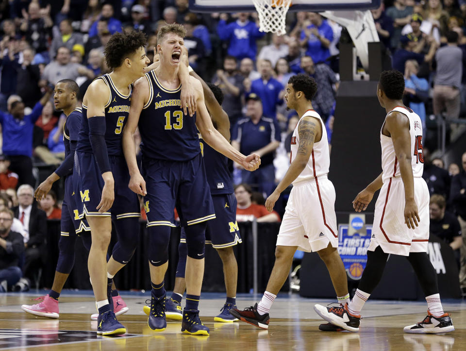 D.J. Wilson celebrates tournament win