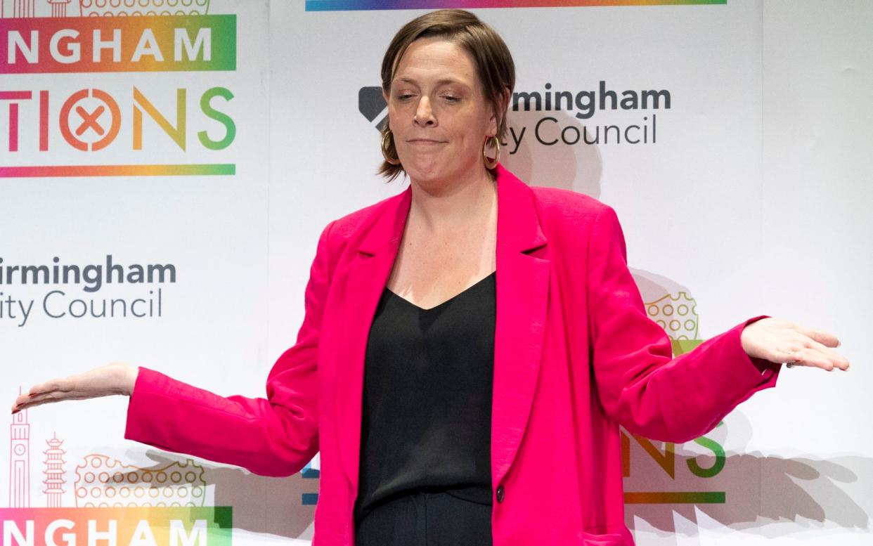 Jess Phillips was booed during her acceptance speech