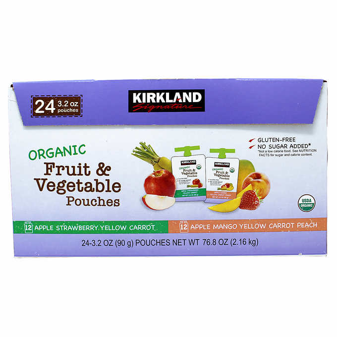 Kirkland Signature Organic Fruit & Veggie Pouch