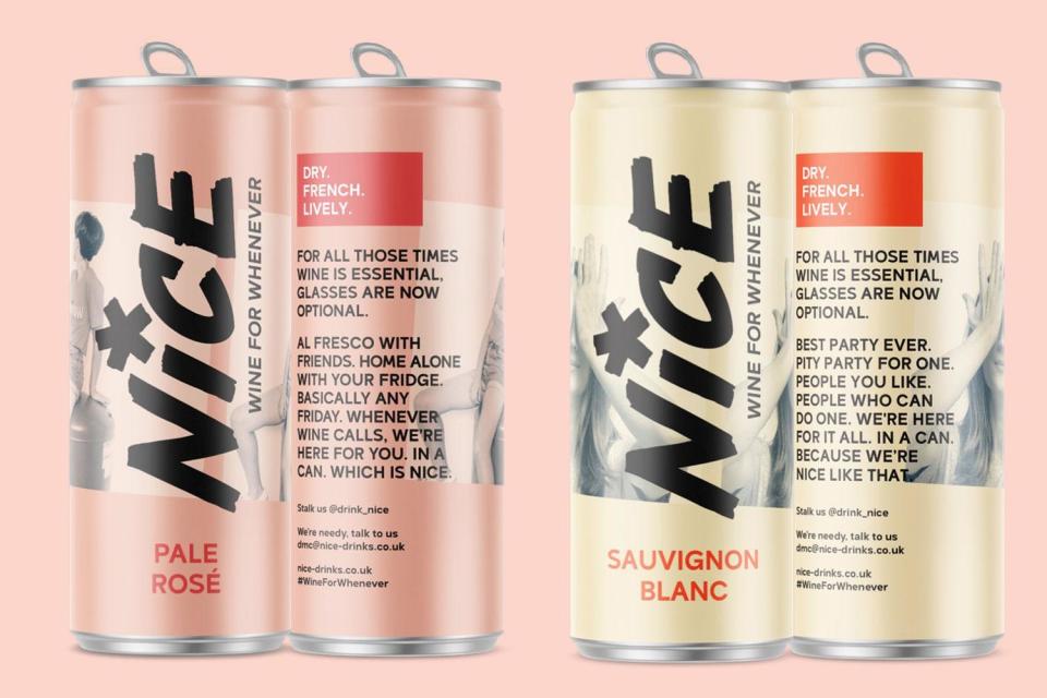 'Wine for whenever' from new canned wine brand Nice (Nice)