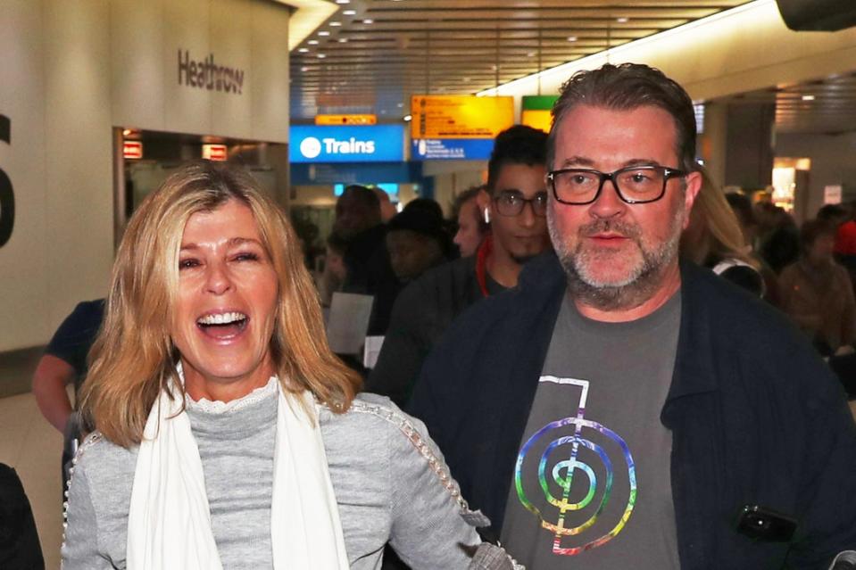 Kate Garraway and husband Derek in happier times (PA)