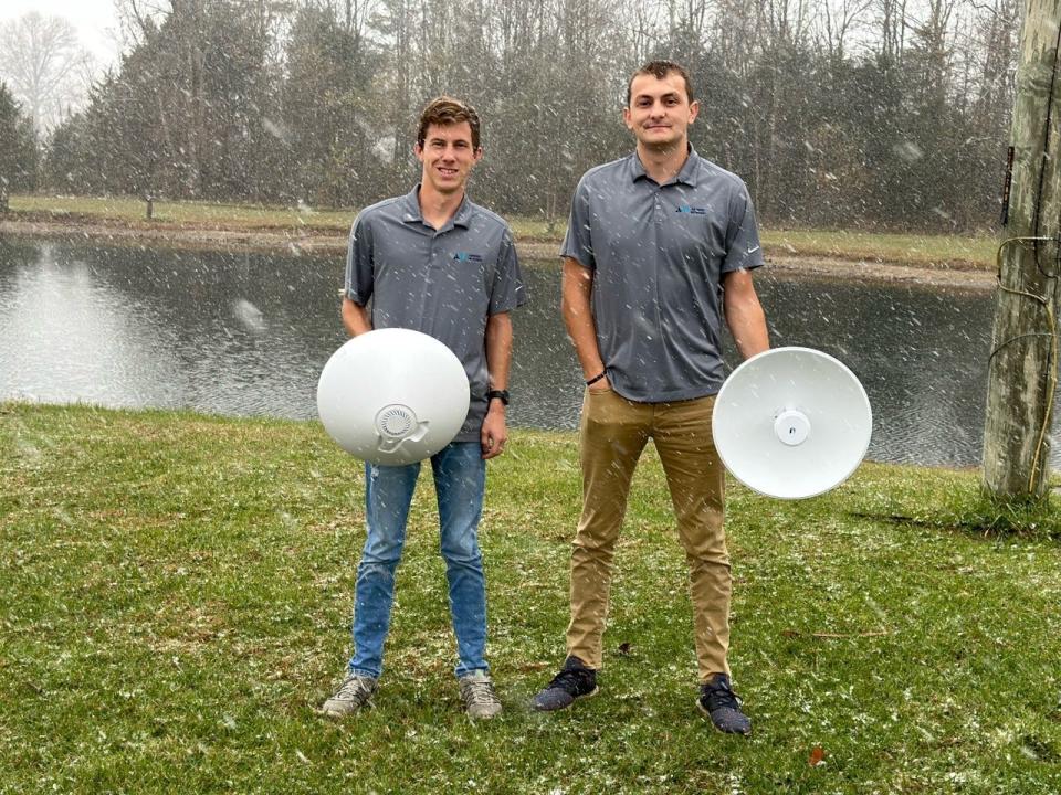 Trent Linville and Alexander Datillo have launched Airwave Networks at Hampton Beach, offering the beach internet as affordable as $40 a month.