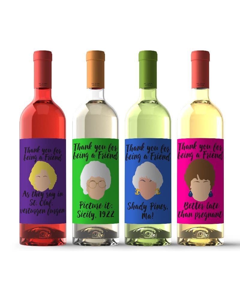 'The Golden Girls' Wine Labels