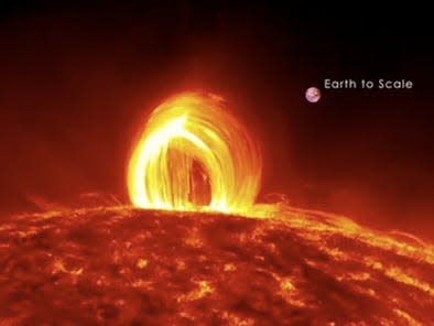 plasma rain sun sdo nasa