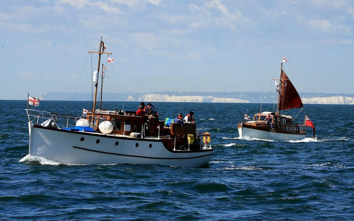 The Little Ships cross the Channel for the 75th anniversary of Operation Dynamo - PA