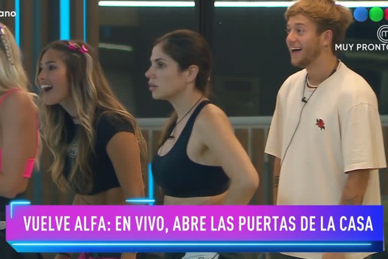 Así fue la reacción de Romina ante el sorpresivo reingreso de Alfa a Gran Hermano