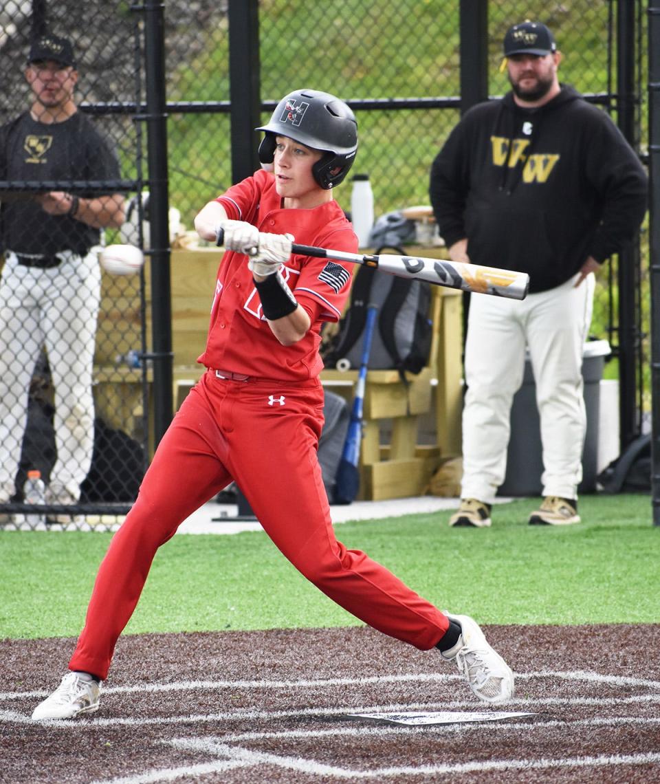 Lead-off man Jack Eisele is Honesdale's hottest hitter, leading the team with a sizzling .400 batting average.