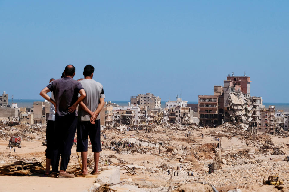 Aftermath of the floods in Derna (Esam Omran Al-Fetori / Reuters)