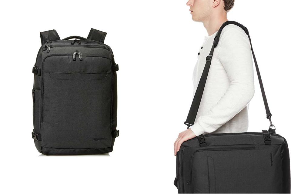 Der Rucksack von Amazon Basics erweist sich als wahres Reise-Multitalent! (Bilder: Amazon.de)