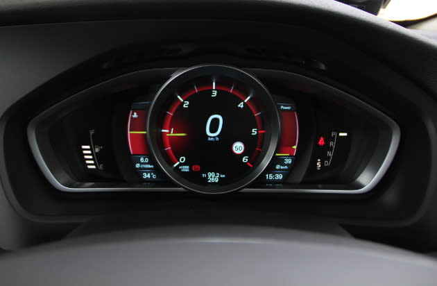 TFT active driver instrument display