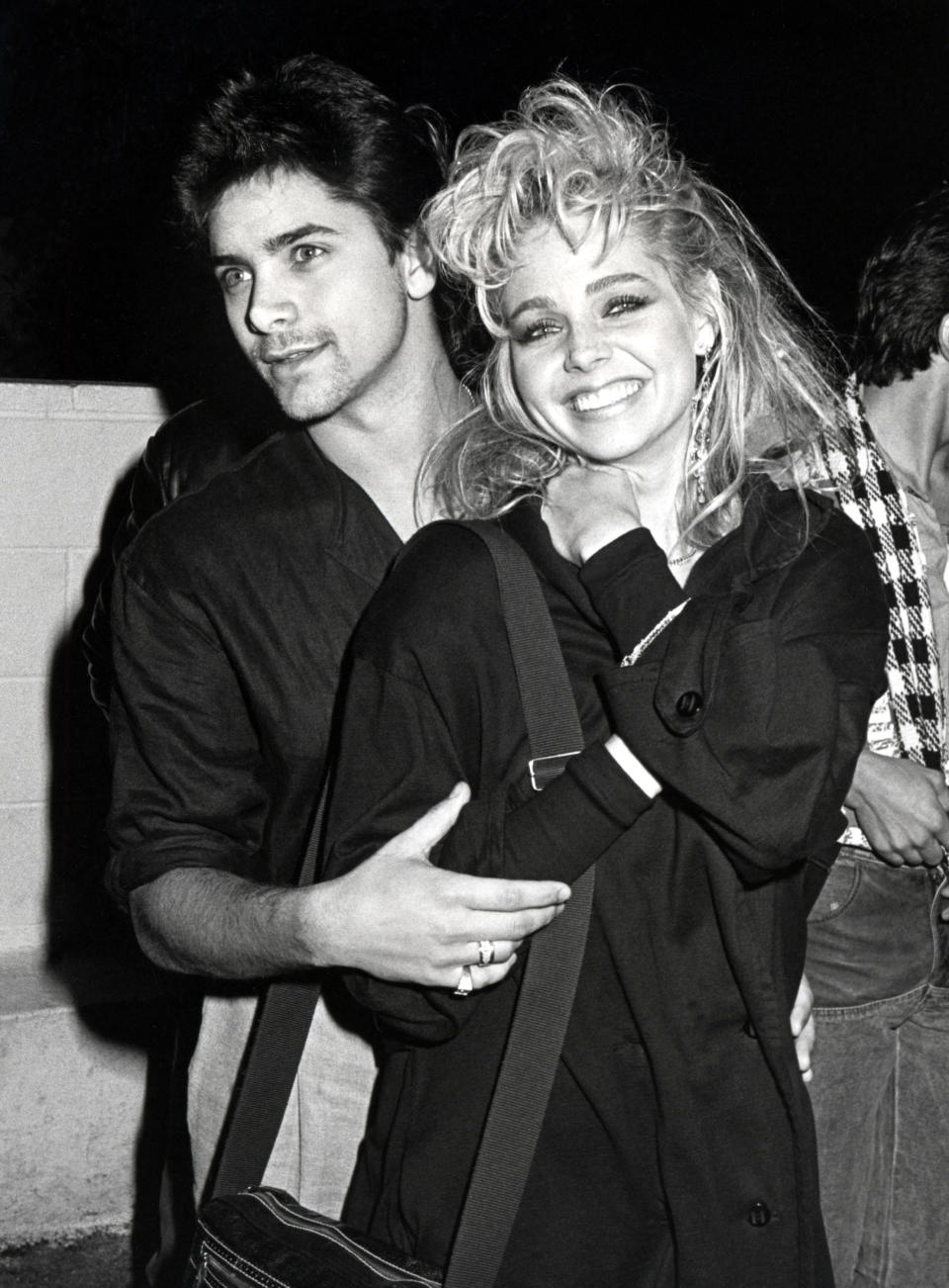 John Stamos and Teri Copley