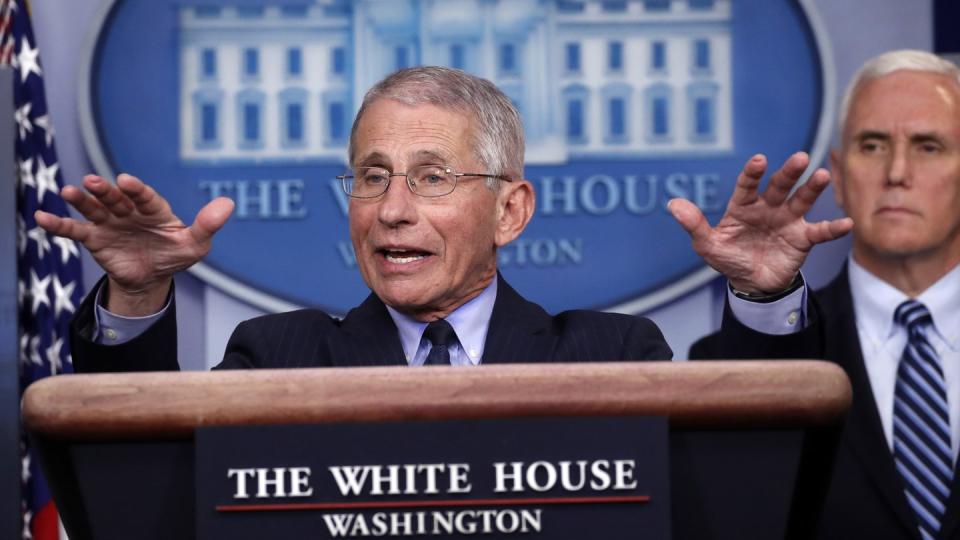 Anthony Fauci, Direktor des Nationalen Instituts für Infektionskrankheiten.