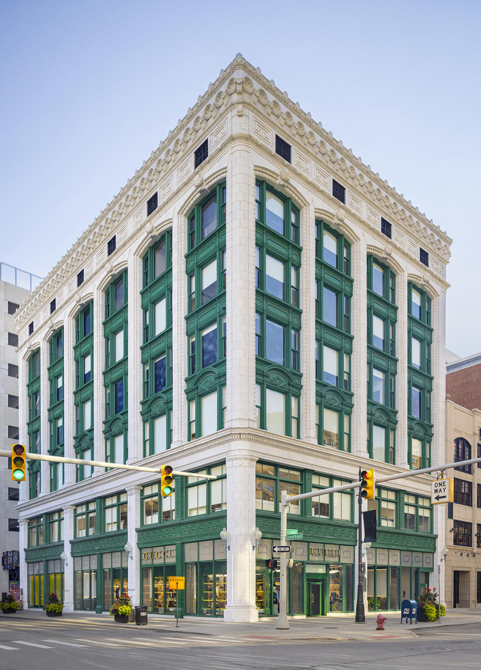 The Gucci boutique at 1274 Library Street in Detroit. - Credit: Courtesy of Gucci