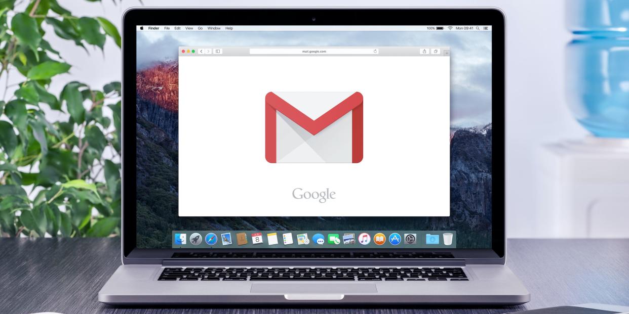 Gmail Google laptop