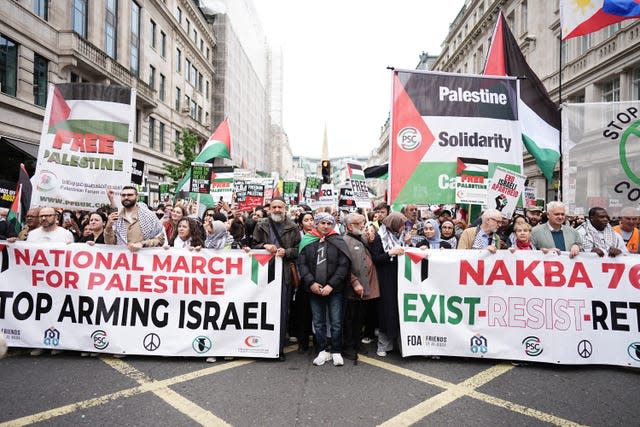 Nakba 76 demonstration