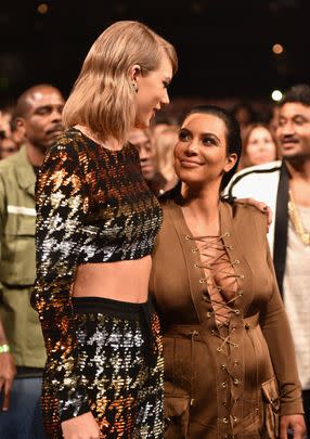 And while Kardashian seems to have put the drama behind her, having never mentioned it since, it appears Swift's more reluctant to let it go.