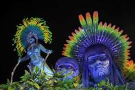 Carnival parade at the Sambadrome in Rio de Janeiro