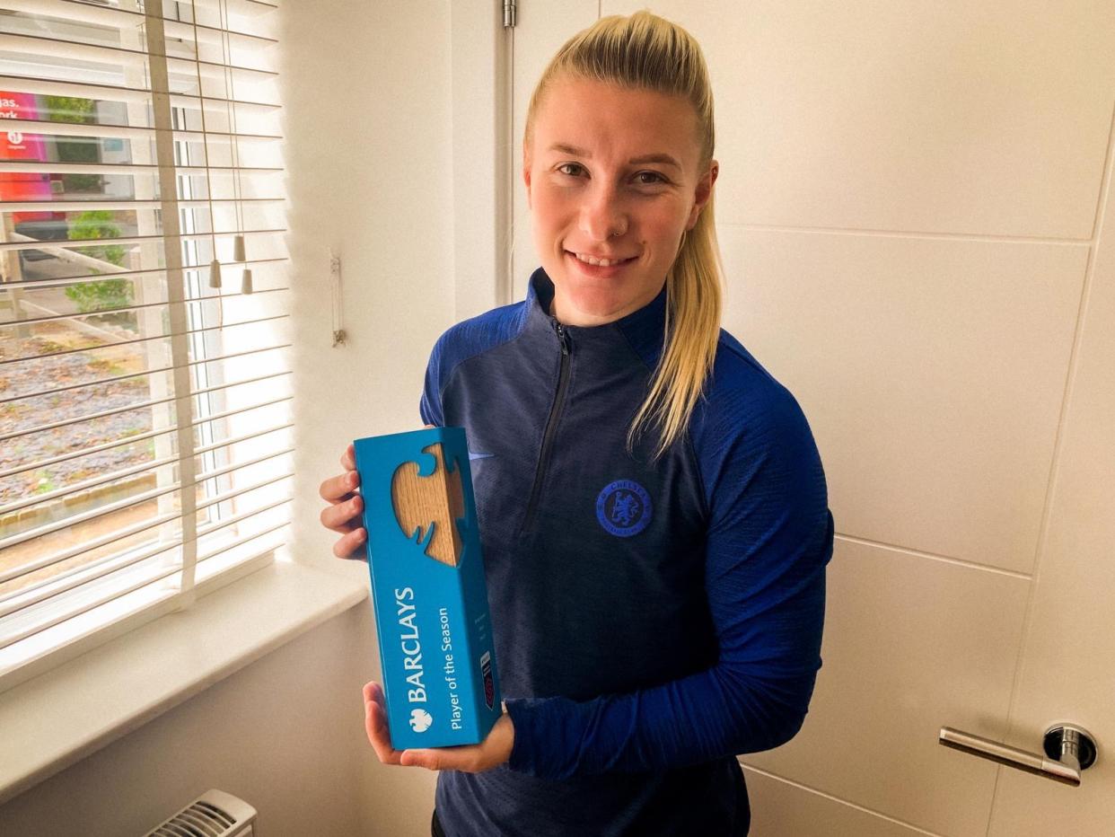 Beth England won the WSL Player of the Season award 