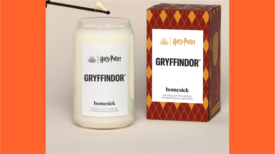 Best Harry Potter gifts: A candle inspired by Gryffindor