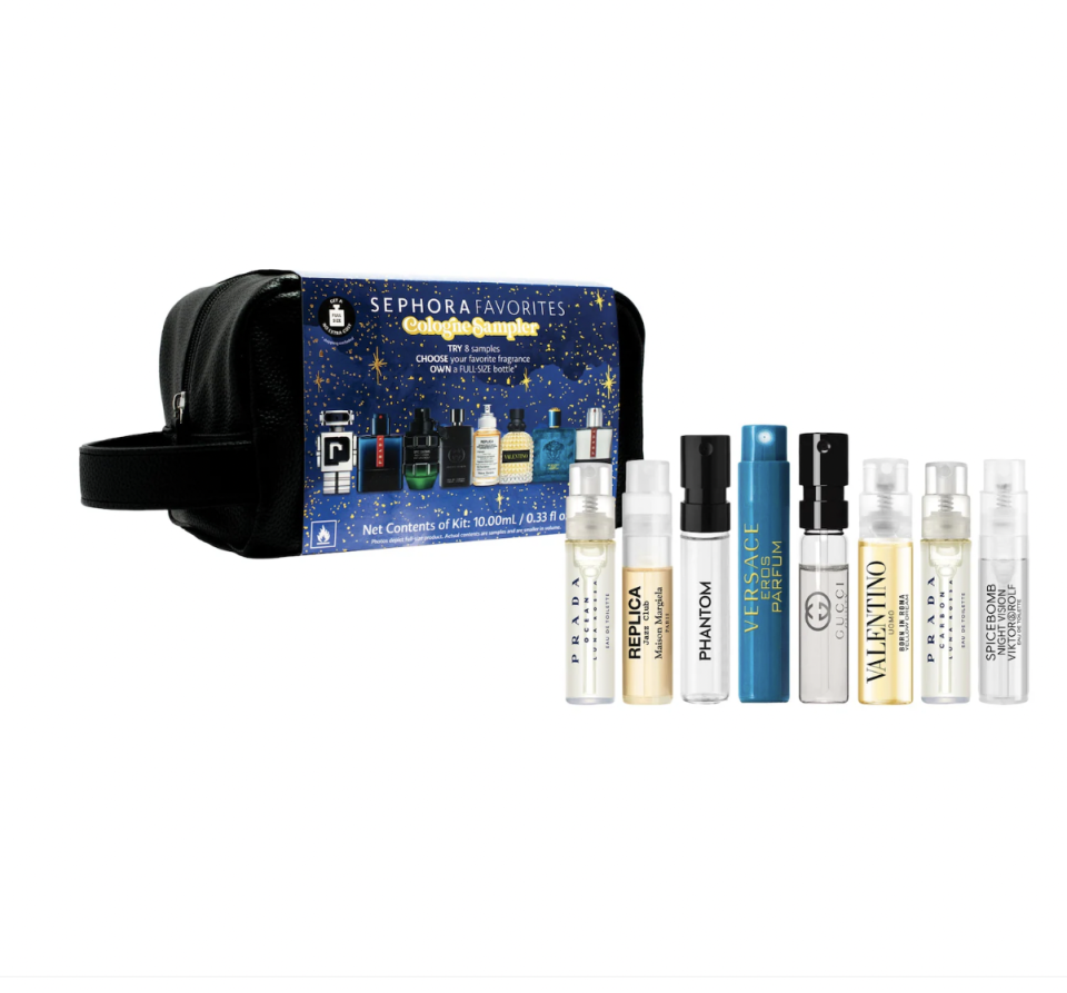 <p><a href="https://go.redirectingat.com?id=74968X1596630&url=https%3A%2F%2Fwww.sephora.com%2Fproduct%2Fcologne-sampler-set-P506970&sref=https%3A%2F%2Fwww.cosmopolitan.com%2Fstyle-beauty%2Ffashion%2Fg24437586%2Fstocking-stuffers-for-men%2F" rel="nofollow noopener" target="_blank" data-ylk="slk:Shop Now;elm:context_link;itc:0;sec:content-canvas" class="link ">Shop Now</a></p><p>Cologne Sampler Set</p><p>sephora.com</p><p>$85.00</p>