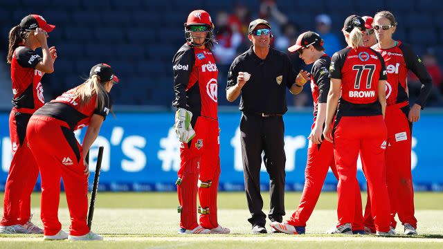 Ingles couldn't believe her mistake. Image: Getty