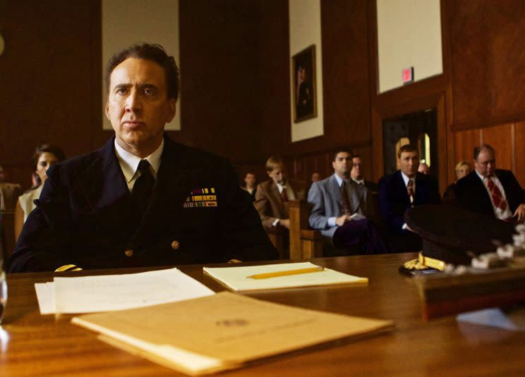 USS INDIANAPOLIS: MEN OF COURAGE, Nicolas Cage, 2016 (Photo: Everett) 