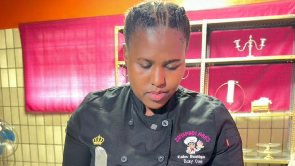 Zamapholoba Ngcobo baking
