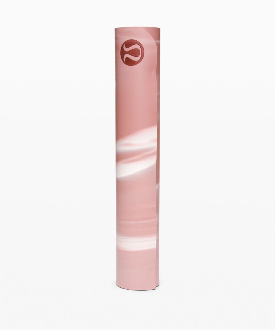 Lululemon The Reversible Mat 5mm Marble Chalky Rose $580 