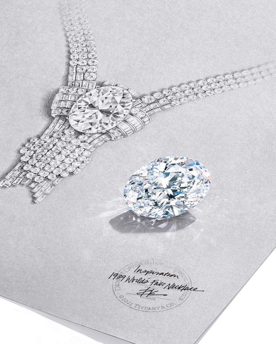 The 80-carat diamond. (PHOTO: Tiffany & Co.)