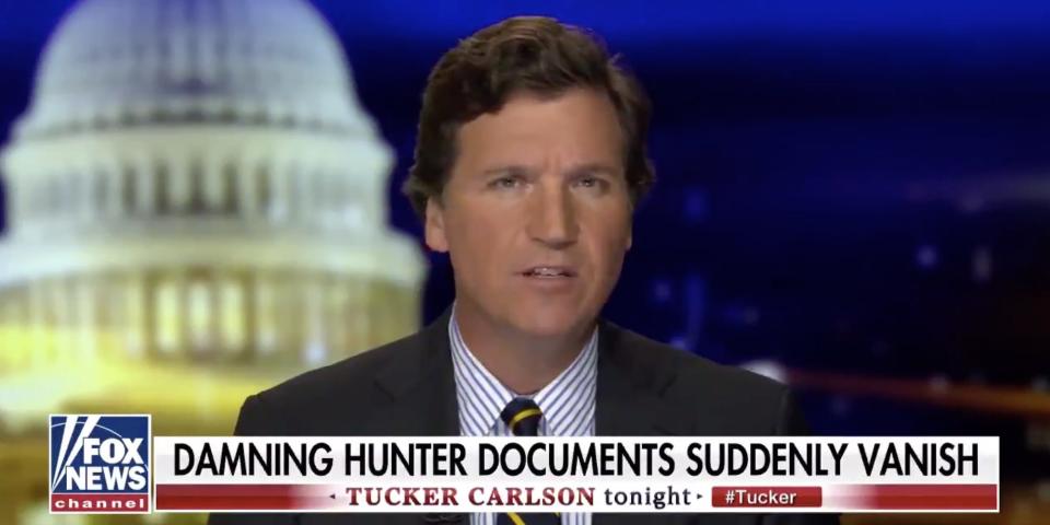 Tucker Carlson Fox News Biden documents UPS