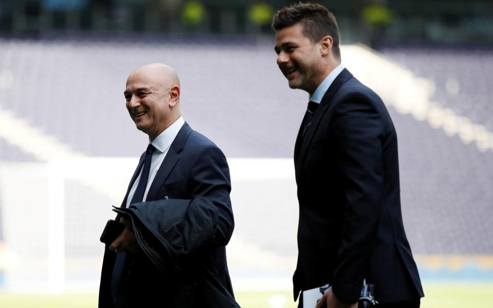  Tottenham manager Mauricio Pochettino and chairman Daniel Levy - Reuters