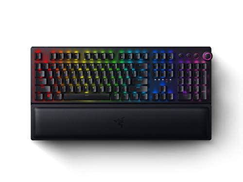 Razer BlackWidow V3 Pro Mechanical Wireless Gaming Keyboard: Green Mechanical Switches - Tactil…