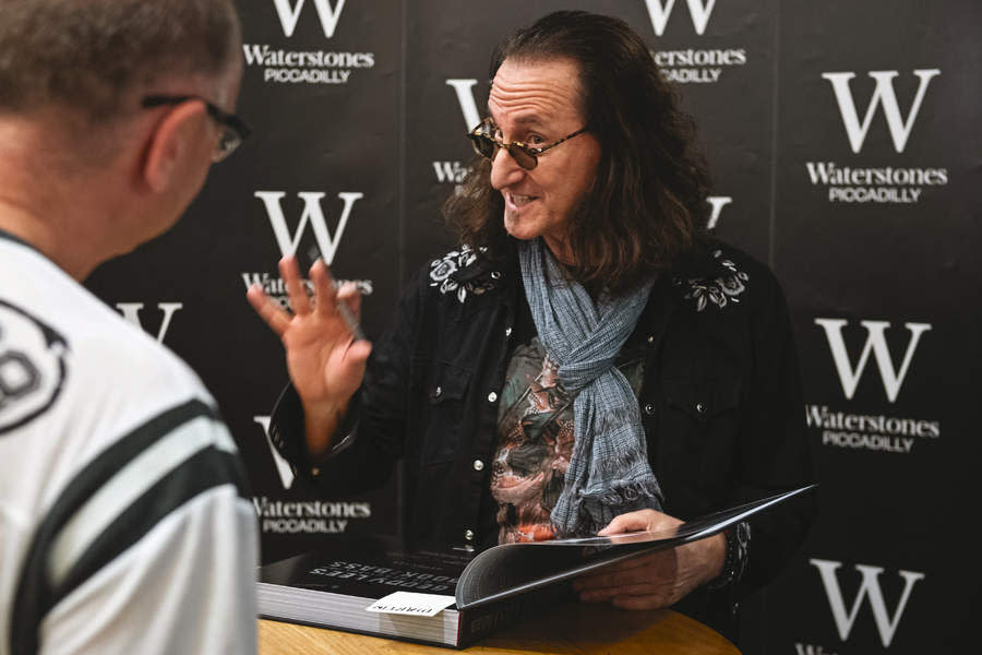 Geddy Lee at Waterstones