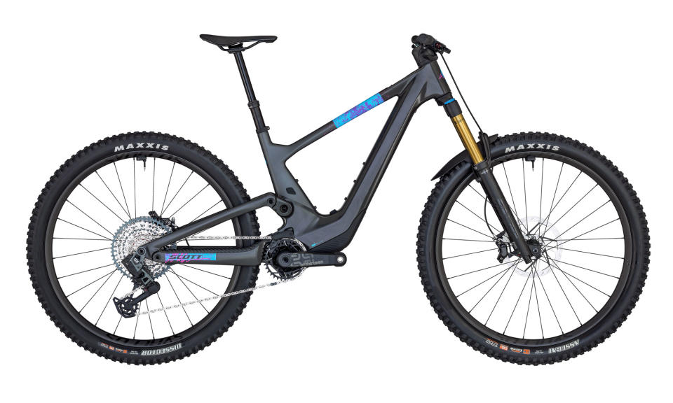 2024 Scott Voltage eRide lightweight TQ-powered carbon eMTB all-mountain ebike, studio