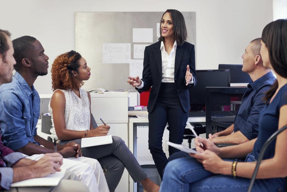 Mujeres en los negocios.