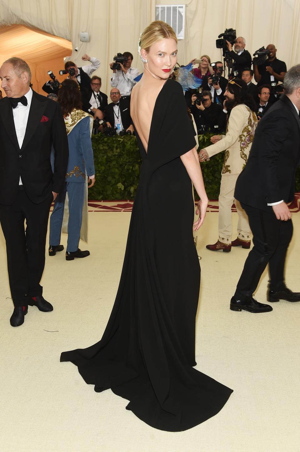<h1 class="title">Karlie Kloss in Brandon Maxwell</h1><cite class="credit">Photo: Getty Images</cite>
