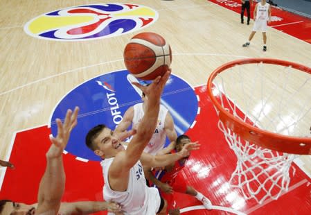 Basketball - FIBA World Cup - Second Round - Group J - Serbia v Puerto Rico