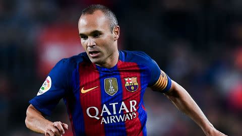 UEFA Team of the Year Andres Iniesta