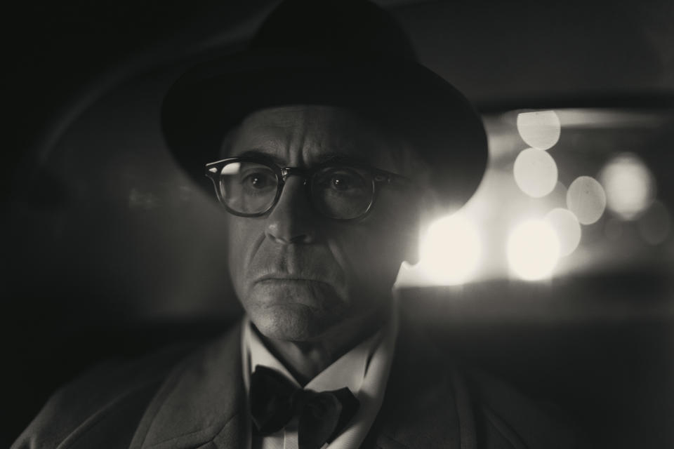 Robert Downey Jr is Lewis Strauss in OPPENHEIMER, written, produced, and directed by Christopher Nolan.