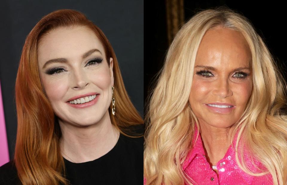 PHOTO: Lindsay Lohan, Kristin Chenoweth. (Getty Images)