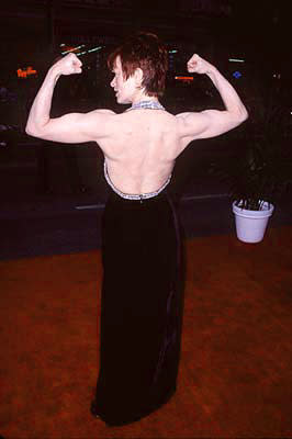 Frances Fisher at the premiere of Paramount's Titanic